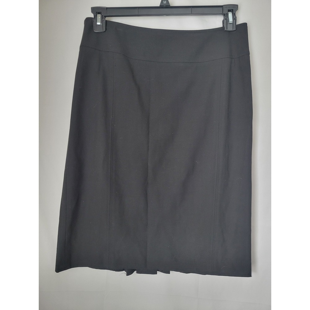 MICHAEL Michael Kors Black Pencil Skirt Women's Size 10 Zip Back Knee‎ Length